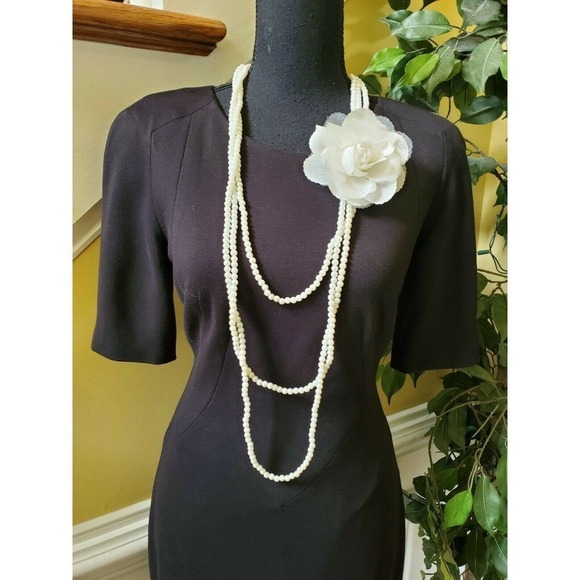 Maggy London Petites Black Dress Size 8P - Picture 2 of 11